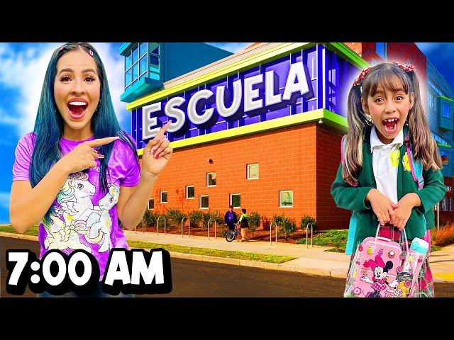 LLEVO A DANIELA A LA ESCUELA *Su primer día de clases* | Karla Bustillos