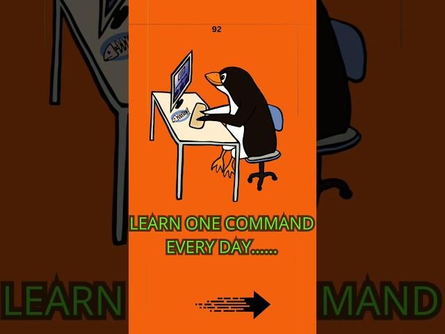 Learn one command every day.- 92 #linuxtutorial #linuxcommandlinetutorial #linuxcommands