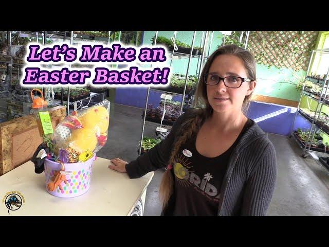  How to Make an Easter Basket - Tye Dyed Iguana Edition! 