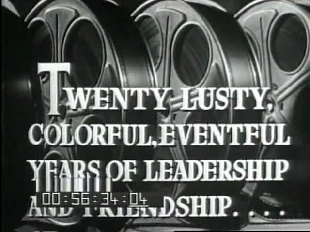 MGM Metro-Goldwyn-Mayer "Twenty Years After" 1944 Promotional Short for MGM's 20th Anniversary