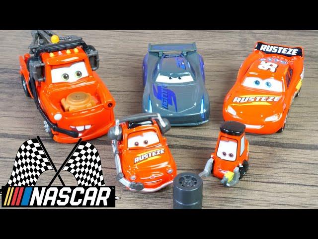 Disney Cars NASCAR Series Red Mater Luigi Guido Piston Cup Racers