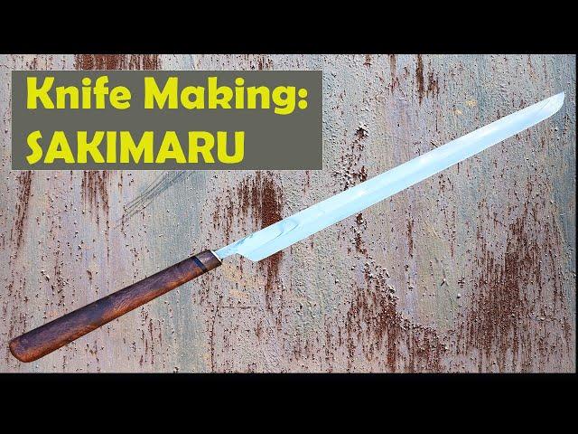 Knife Making - manufacture of a Japanese kitchen knife "SAKIMARU"