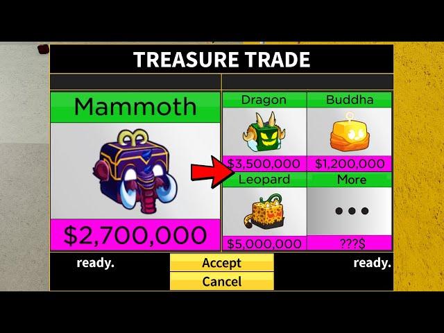 What People Trade For Mammoth? Trading Mammoth in Blox Fruits Update 20
