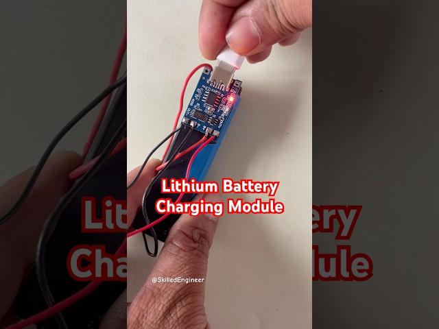 Lithium Battery Charging Module #electronics #batterycharger #diy