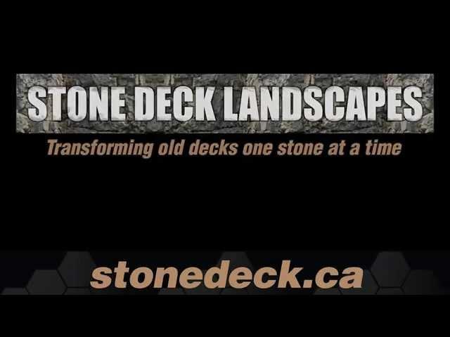 Transform a Wood Deck to a Stone Deck