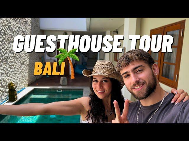 BALI GUESTHOUSE TOUR (HOW WE LIVE CHEAP) 