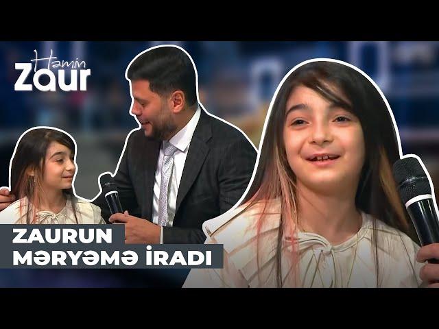 Həmin Zaur | Balaca Məryəmə| Efirdə ailəmlə bağlı danışmaq istəmirəm