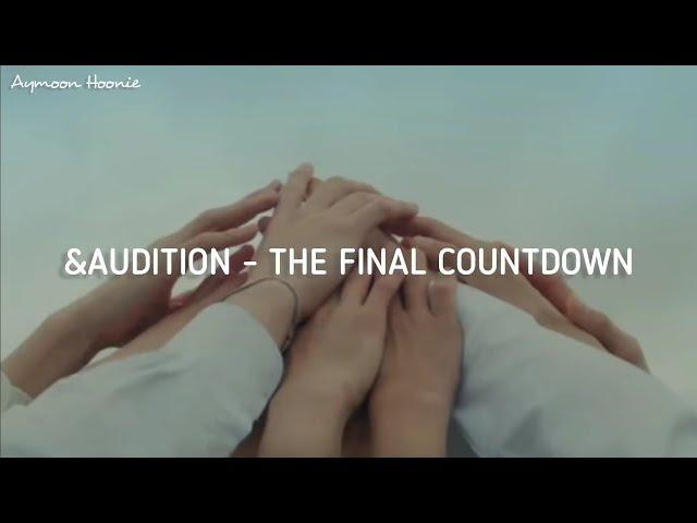 &AUDITION - The Final Countdown 'Easy Lyrics'