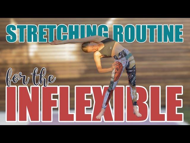 STRETCHES FOR THE INFLEXIBLE | 10 min beginner stretch for flexibility ~ PolinaTumbles