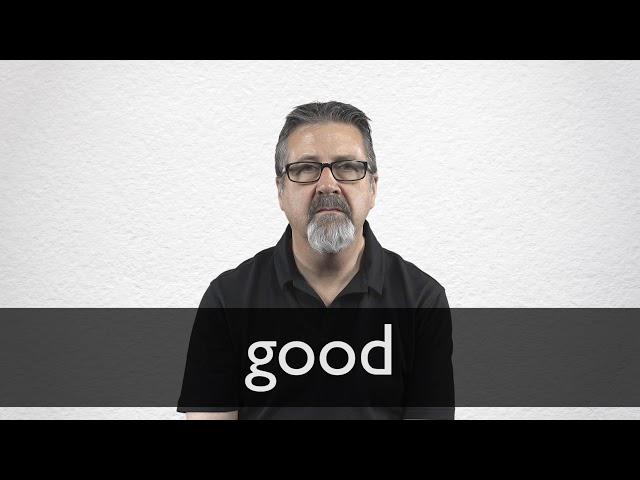 How to pronounce GOOD in British English