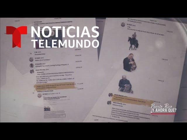 La filtración de un chat de Telegram que un pueblo no pudo soportar | Noticias Telemundo