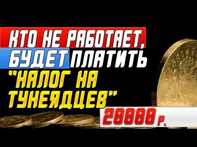 М. Гойхман, TeleTrade: Кто  не работает, будет платить «налог на тунеядцев» 20 000 рублей