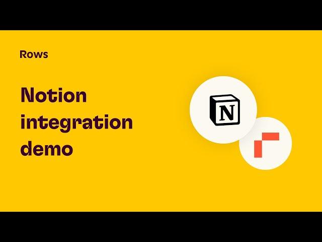 Notion integration demo