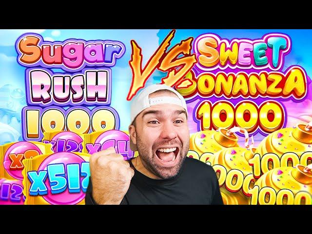 THE PERFECT BACK TO BACK 1000X ON SUGAR RUSH 1000!