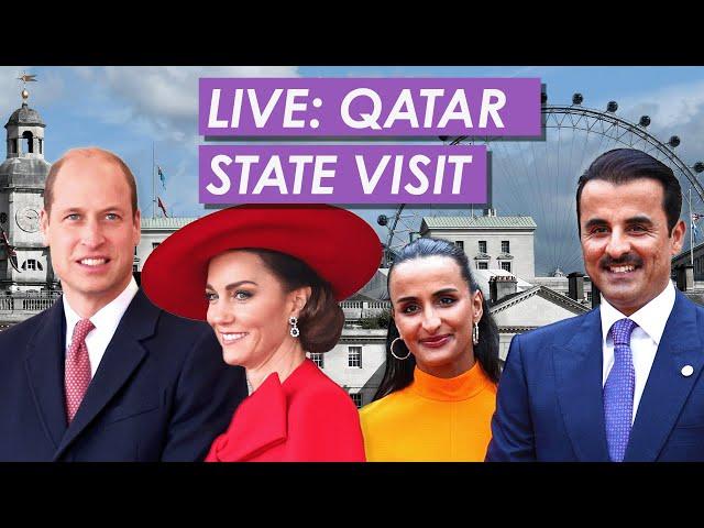 LIVE: The Royal Family Welcomes Emir of Qatar For UK State Visit