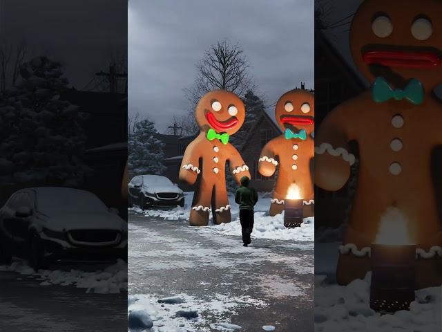 He can catch you, he's the Gingerbread Man!  #shorts #horror #christmas