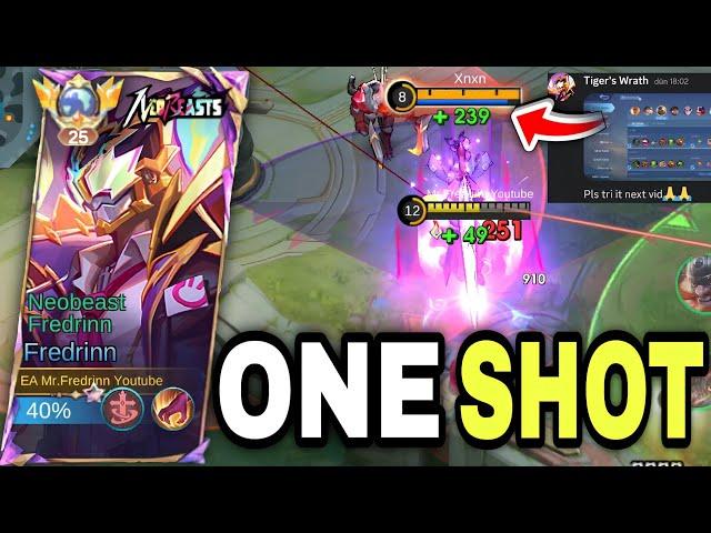 I Played with My Subscriber's BUILD!/1 Broken Build! Fredrinn Best Build and Emblem | Mobile Legends