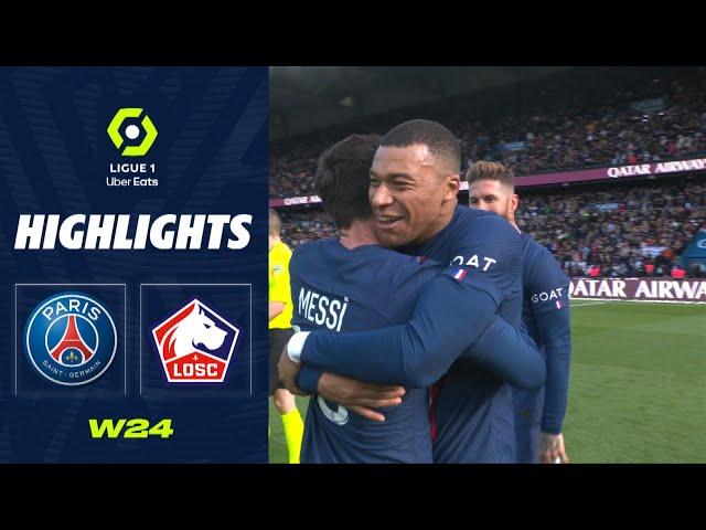 PARIS SAINT-GERMAIN - LOSC LILLE (4 - 3) - Highlights - (PSG - LOSC) / 2022-2023