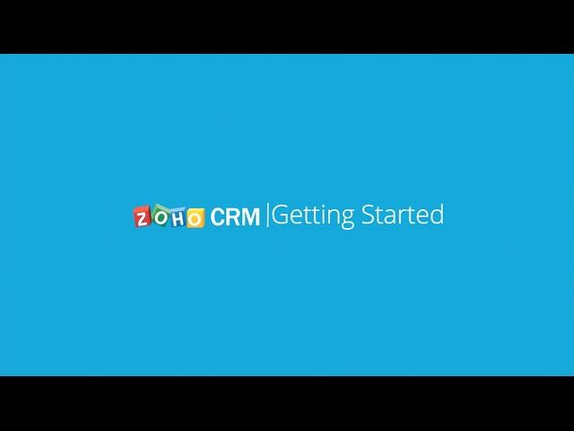 Zoho CRM Getting Started - Webinar