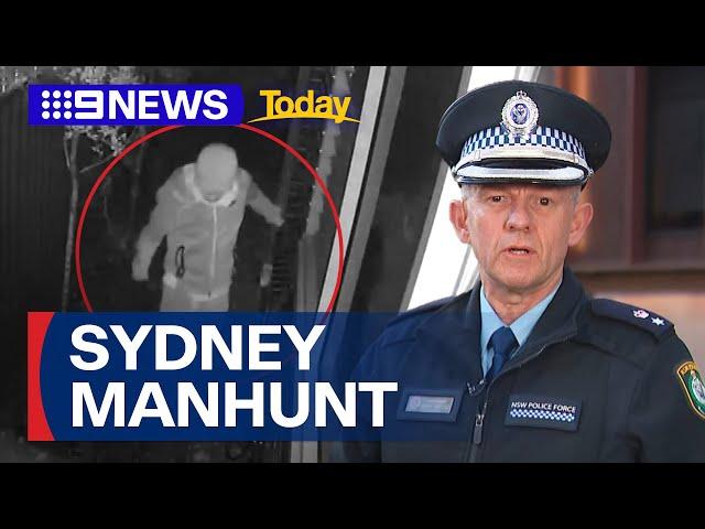 Manhunt underway for alleged thief in Sydney robbery rampage | 9 News Australia