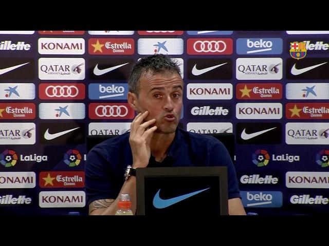 Luis Enrique: “We are a great squad and we have the capacity to resolve different situations”