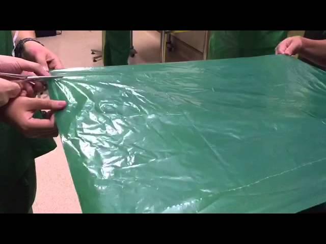 How to make an Apron using plastic bag