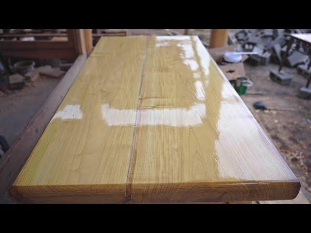 I made a table, Just fit in his living room! ｜Carpenter Anxu