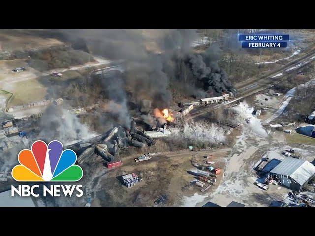 East Palestine residents’ concerns grow over Ohio train derailment pollution