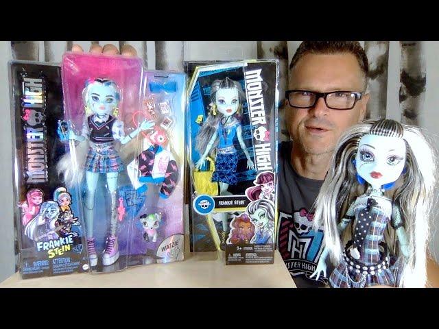 Monster High G3 2022 Frankie Stein Unboxing Review Comparison HHK53