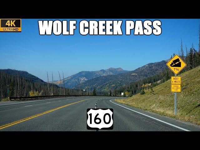 US-160 in Colorado: Pagosa Springs to Del Norte | Driving Over Wolf Creek Pass (10,857 Feet)