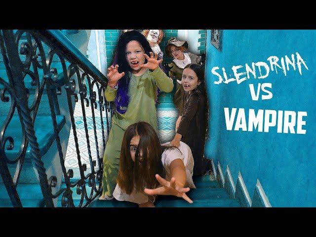 Vampire Apocalypse! Slendrina versus Vampire Ksenia and her army of vampires!