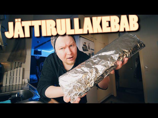 JÄTTIRULLAKEBAB 2,2KG || Helpot kebab rullat