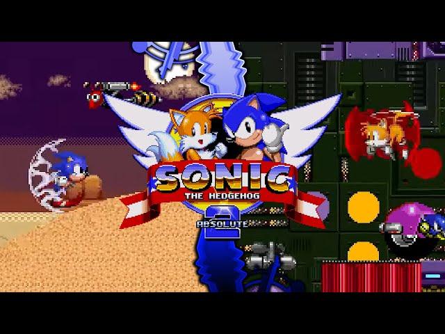 Sonic 2 Absolute Expanded (v0.75 Demo Update)  Second Look Gameplay (1080p/60fps)