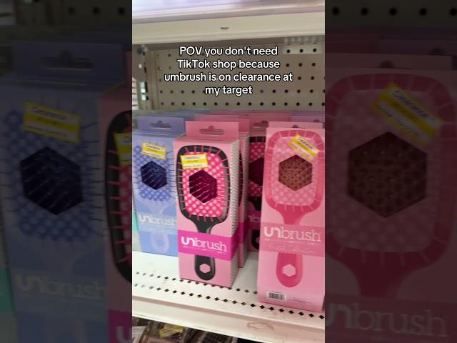 Im getting the pink one #unbrush #unbrushhairbrush #targetclearance