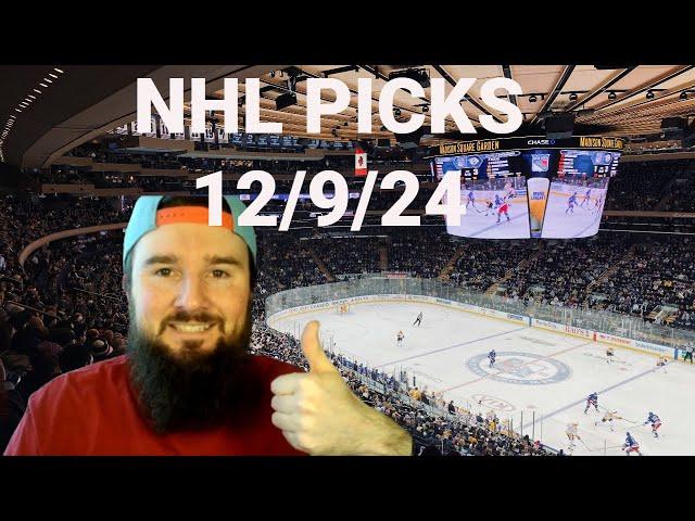 Free NHL Picks Today 12/9/24