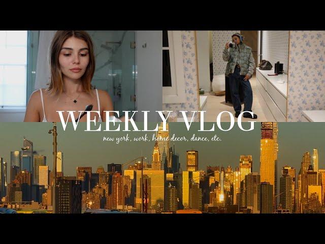 a home vlog l home decor, nyc, meetings, + more