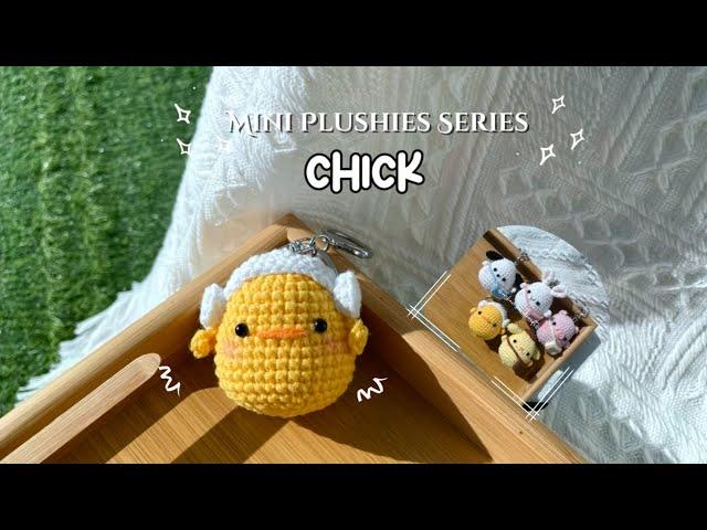 Crochet Tutorial : How to crochet cute "Chick" with towel hat 