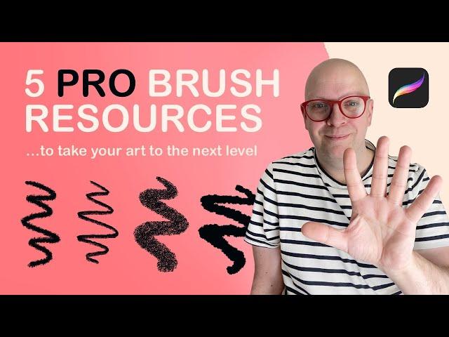 PRO BRUSH RESOURCES for Procreate to take your art to the next level!