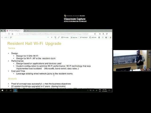 Glenn Rodrigues: Wireless Projects at CU Boulder