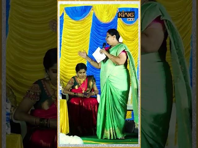 48 நாளும் சாமி சாமி என்று சொல்ல முடியுமா? Santhamani Ultimate Comedy Speech #shorts #king24x7