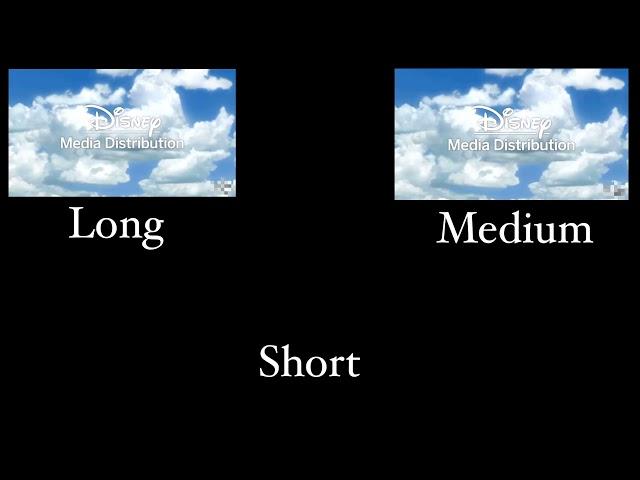 Disney Media Distribution Logo Comparison (Long, Medium, & Short)