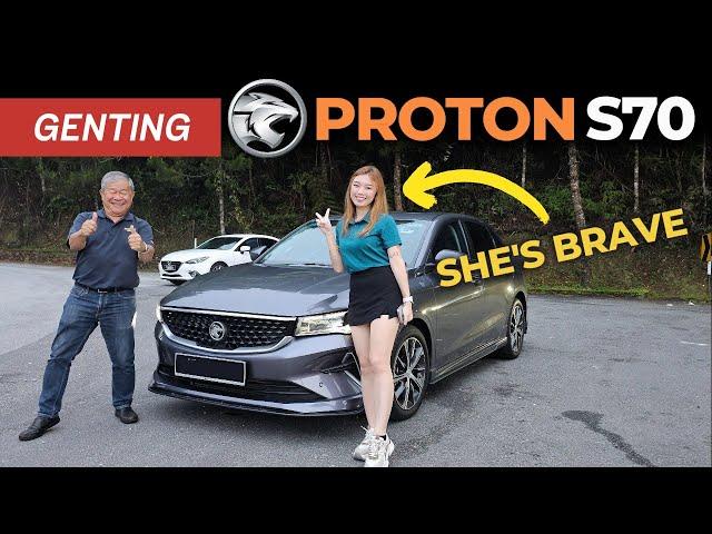 Brave Lady Riding Shotgun Up Genting with 2024 Proton S70! | YS Khong Driving