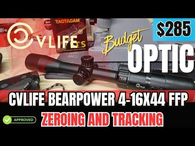 CVLIFE Bear Power 4-16×44 FFP Zero and Tracking.