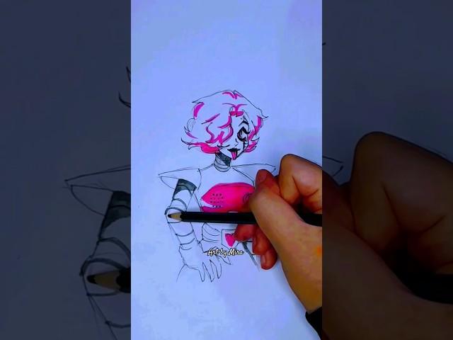 Drawing Mettaton Neo from Undertale | Step by step #shorts #youtubeshorts #short #drawing #art #fyp