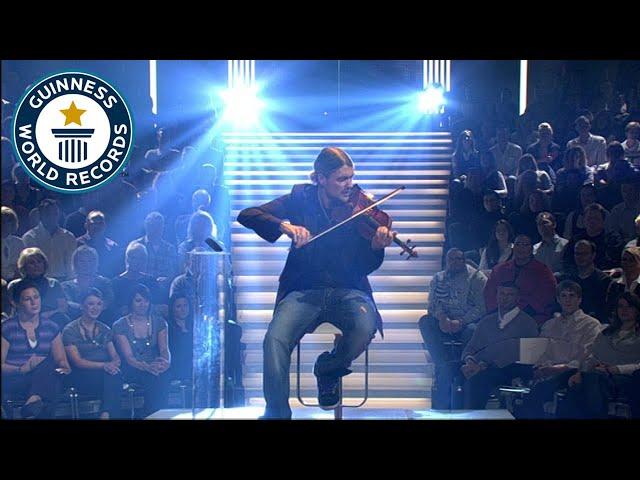 Fastest Violin Player - Guinness World Records