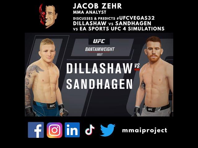 MMA Analyst Jacob Zehr Predicts & Analyzes #UFCVegas32 #CorySandhagen #TJDillashaw July 24 #shorts