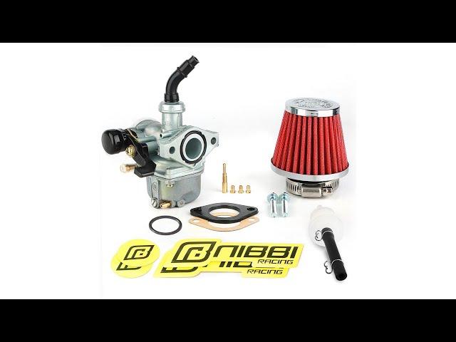 NIBBI Universal PZ19 19mm Carburetor with Air Filter Kit