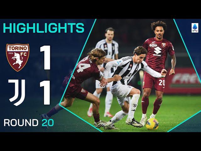 TORINO-JUVENTUS 1-1 | HIGHLIGHTS | Derby della Mole ends all square | Serie A 2024/25