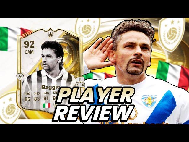 92 ULTIMATE SUCCESSION ICON BAGGIO SBC PLAYER REVIEW! FC 25 ULTIMATE TEAM