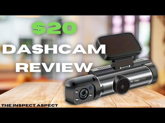 Affordable $20 1080P Dual Camera Dash Cam with IR Night Vision Review